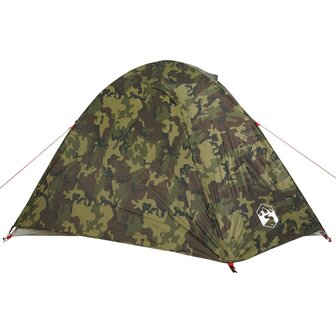 Koepeltent 3-persoons waterdicht camouflage 7