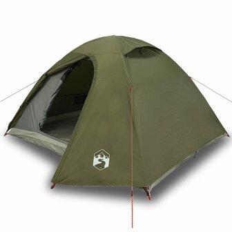 Koepeltent 4-persoons waterdicht olijfgroen 2