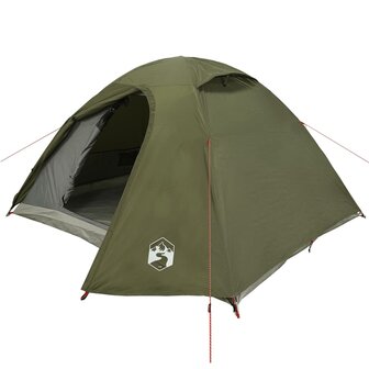Koepeltent 4-persoons waterdicht olijfgroen 4