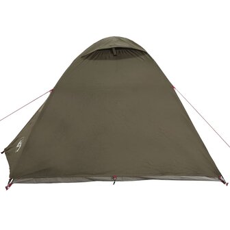 Koepeltent 4-persoons waterdicht bruin 8