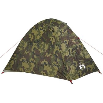 Koepeltent 4-persoons waterdicht camouflage 7