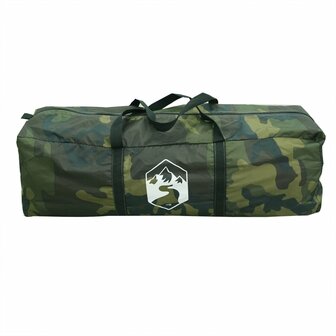 Koepeltent 4-persoons waterdicht camouflage 12