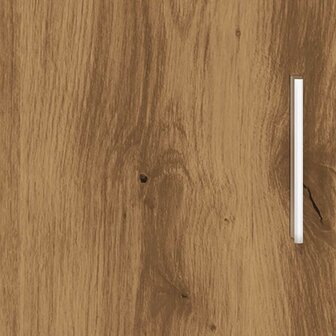 Aquariumstandaard 121x41x58 cm bewerkt hout artisanaal eiken 8