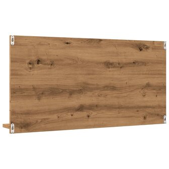 Badkamerspiegelkast 90x11x45 cm bewerkt hout artisanaal eiken 6