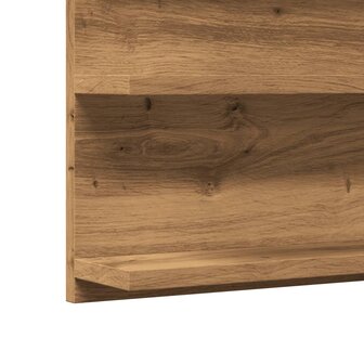 Badkamerspiegelkast 90x11x45 cm bewerkt hout artisanaal eiken 8