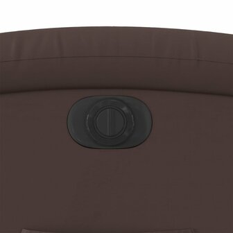 Sta-op-stoel elektrisch kunstleer bruin 12