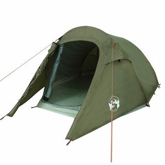 Tunneltent 3-persoons waterdicht olijfgroen 4