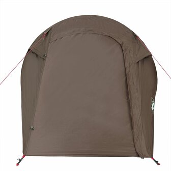 Tunneltent 3-persoons waterdicht bruin 7