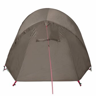 Tunneltent 3-persoons waterdicht bruin 9