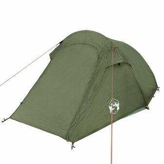 Tunneltent 2-persoons waterdicht olijfgroen 5
