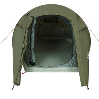 Tunneltent 2-persoons waterdicht olijfgroen 6