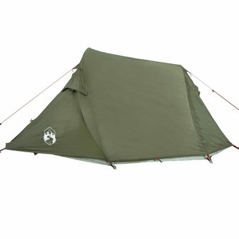 Tunneltent 2-persoons waterdicht olijfgroen 8