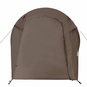 Tunneltent 2-persoons waterdicht bruin 7