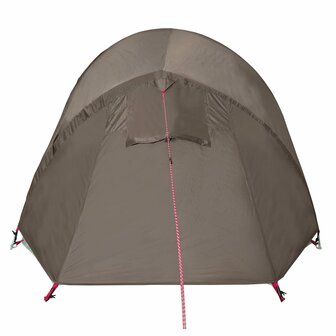 Tunneltent 2-persoons waterdicht bruin 9