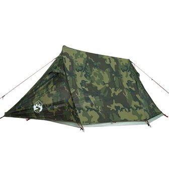 Tunneltent 2-persoons waterdicht camouflage 8