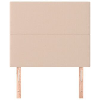 Hoofdborden 2 st 100x5x78/88 cm kunstleer cappuccinokleurig 3