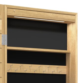 Sieradenkast met spiegel en LED wandgemonteerd 11