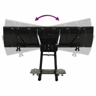 Sneeuwploeg voor ATV 150x38 cm zwart 8