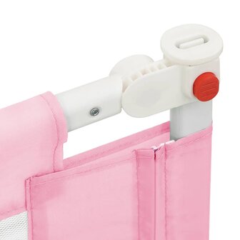 Bedhekje peuter 100x25 cm stof roze 6