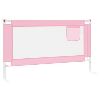 Bedhekje peuter 140x25 cm stof roze 4