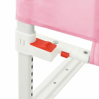 Bedhekje peuter 140x25 cm stof roze 7