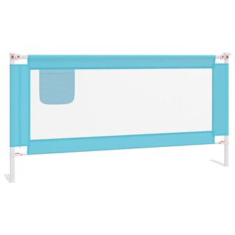 Bedhekje peuter 180x25 cm stof blauw 2