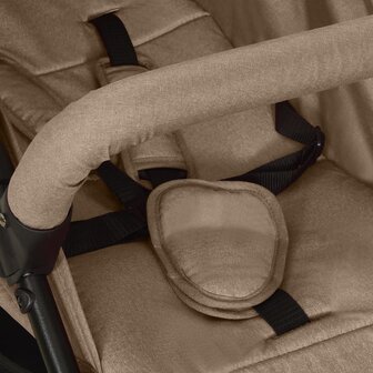 Kinderwagen staal taupe 10