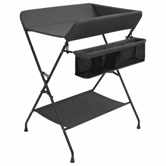 Verschoontafel ijzer antracietkleurig 1