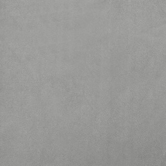 Kinderbank 90x53x30 cm fluweel lichtgrijs 6