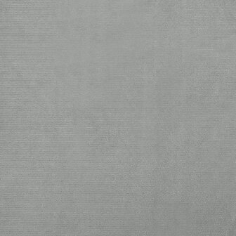 Kinderbank 70x45x30 cm fluweel lichtgrijs 6