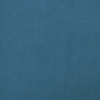 Kinderbank 60x40x30 cm fluweel blauw 6