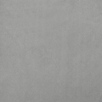 Kinderbank 70x45x26,5 cm fluweel lichtgrijs 6