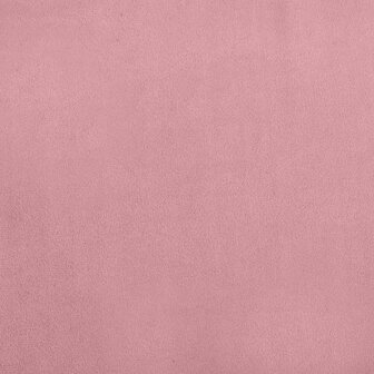 Kinderbank 70x40x24 cm fluweel roze 6