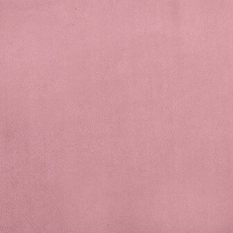 Kinderbank 70x45x33 cm fluweel roze 6