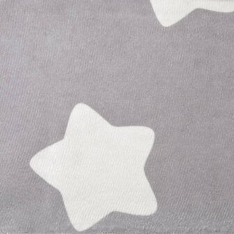 Kinderbank 2-zits met sterren zacht pluche lichtgrijs 6