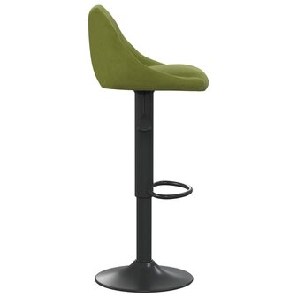 Barkruk fluweel lichtgroen 4