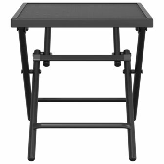 Tuintafel 38x38x38 cm staalgaas antracietkleurig 3