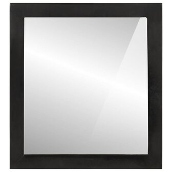Badkamerspiegel 55x1x60 cm glas en massief mangohout 1