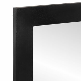 Badkamerspiegel 55x1x60 cm glas en massief mangohout 4