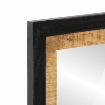 Badkamerspiegel 55x1x60 cm glas en massief mangohout 4