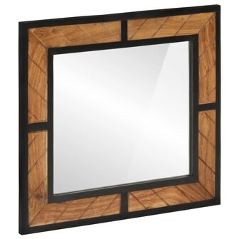 Badkamerspiegel 60x1x55 cm massief acaciahout 2