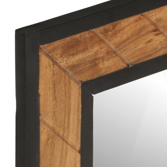 Badkamerspiegel 60x1x55 cm massief acaciahout 4