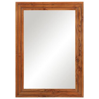 Badkamerspiegel 50x70 cm massief acaciahout en glas 2