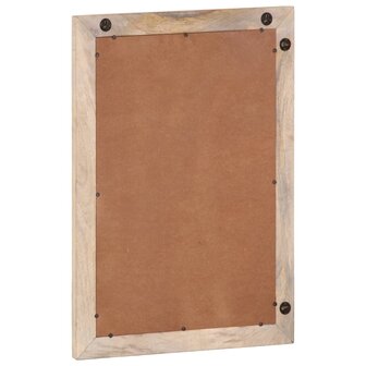 Badkamerspiegel 50x70 cm massief mangohout en glas 3