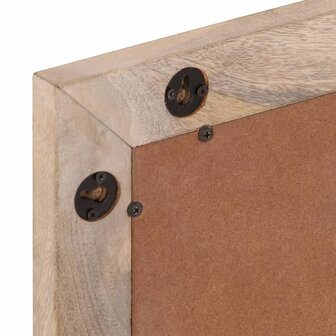 Badkamerspiegel 50x70 cm massief mangohout en glas 8