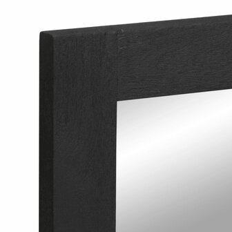 Badkamerspiegel 50x70x2,5 cm bewerkt hout en messing zwart 5
