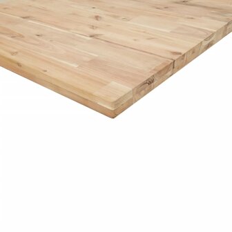 Wastafelblad 140x40x4 cm onbehandeld massief acaciahout 7