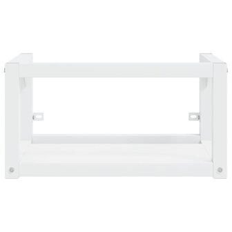 Wastafelframe met inbouwwastafel ijzer wit 4