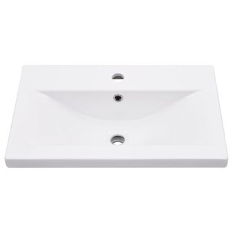 Wastafelframe met inbouwwastafel ijzer wit 6