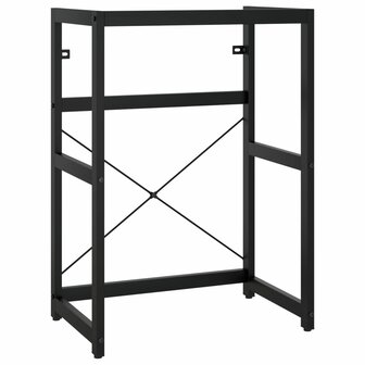 Wastafelframe met inbouwwastafel ijzer zwart 3